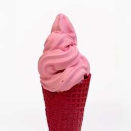 STRAWBERRY SOFT SERVE ICE CREAM